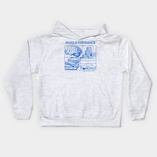 DIFFERENT Kids Hoodie by GRIZZLEEP